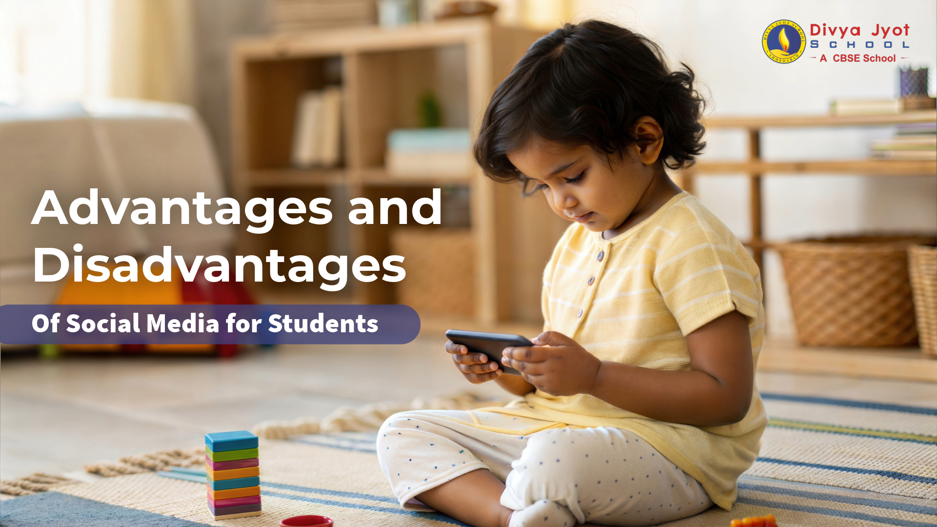 advantages and disadvantages of social media for students banner image